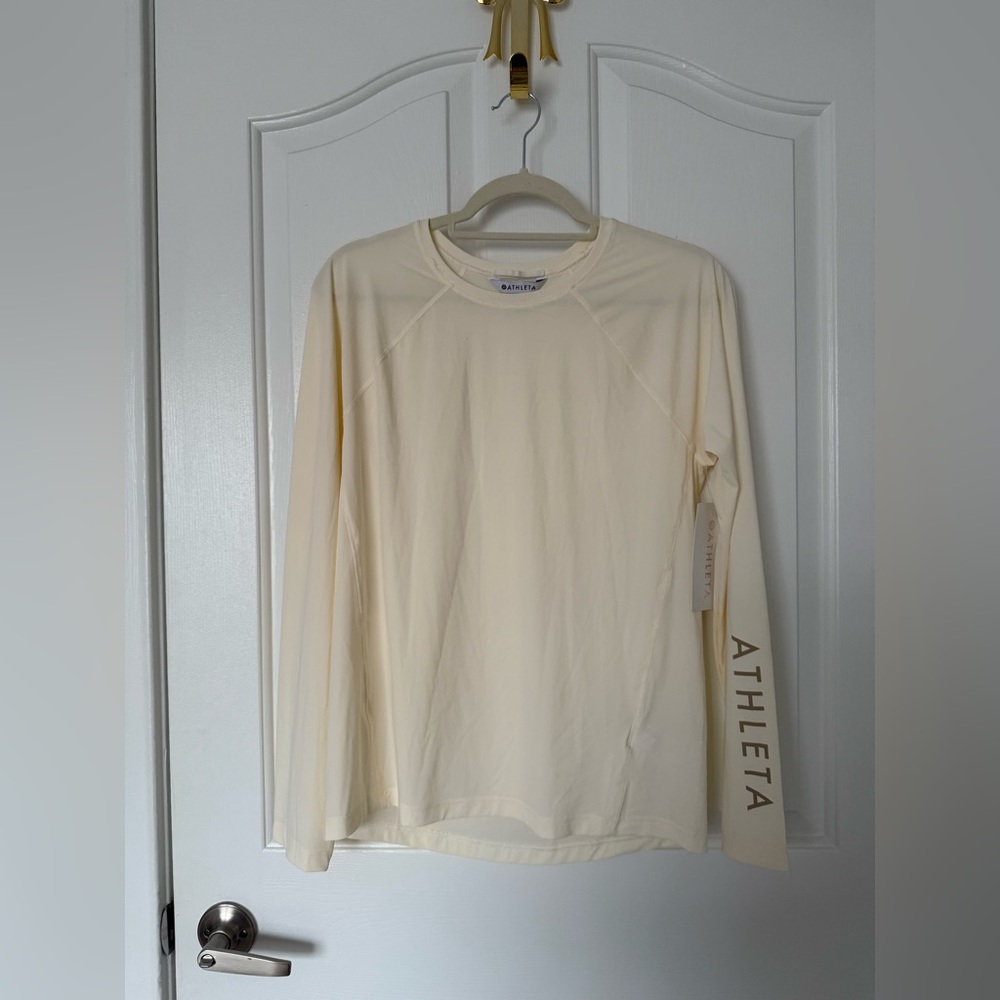 Athleta long sleeve top size S